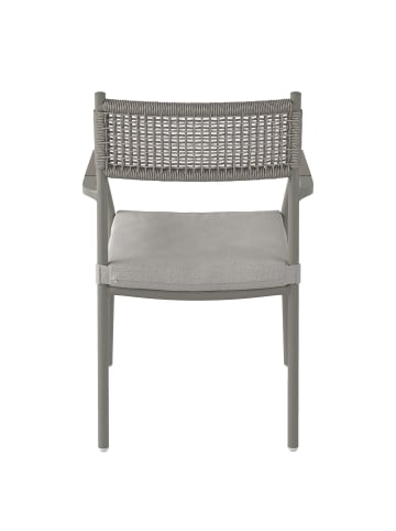 home24 Gartenstuhl Kiran 2er-Set in Grau