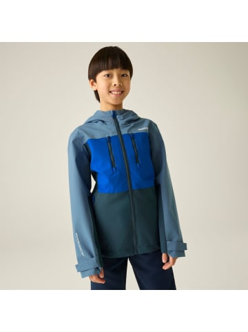 Regatta Outdoorjacke Kinder Wasserdicht mit versiegelten Nähten in Blau
