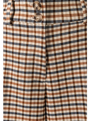 More & More stylishe, weite 7/8 Karo-Culotte in heritage check