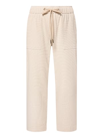 BETTY & CO Casual-Hose mit elastischem Bund in Taupe/Cream