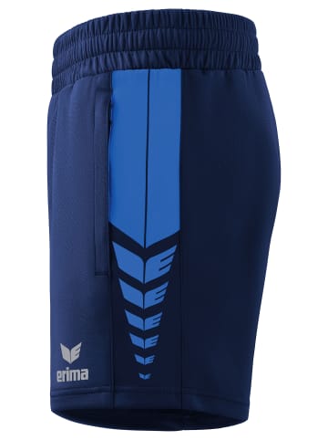 erima Six Wings Shorts in new navy/new royal