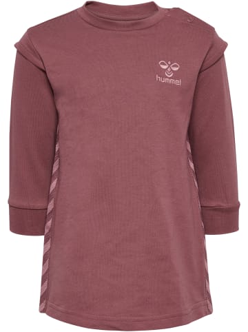 Hummel Kleid L/S Hmlolga Sweat Dress in ROSE BROWN