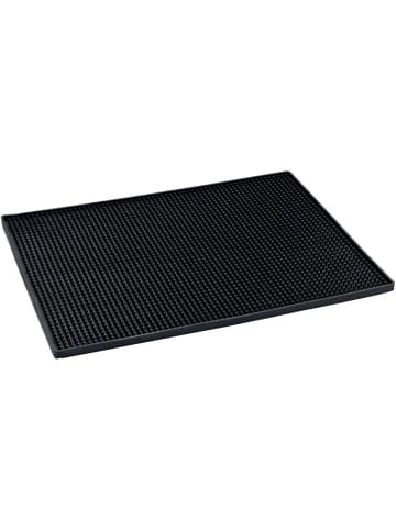 Wenko Trockenmatte für Geschirr, Tassen in Schwarz, (B) 40 x (H) 1 x (L) 30 cm