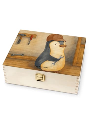 Mr. & Mrs. Panda Teebeutel Aufbewahrung Wenn Papa es nicht repar... in Weiß