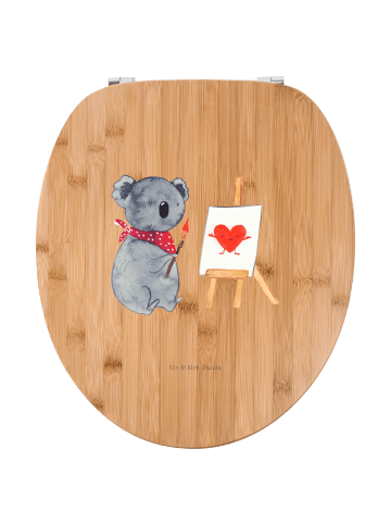 Mr. & Mrs. Panda Toilettendeckel Koala Künstler ohne Spruch in Braun