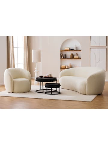 home24 Couchtisch-Set RUWAWA 2-teilig in Schwarz