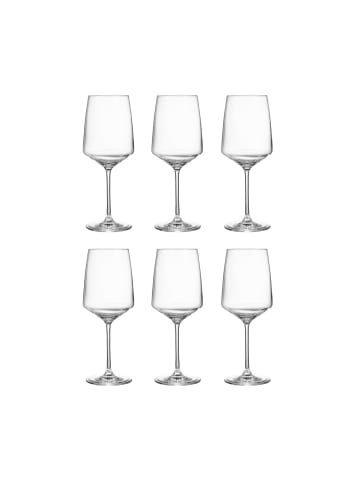 Butlers 6x Weißweingläser 520ml WINE & DINE in Transparent