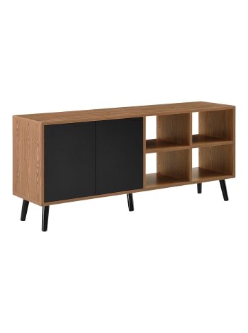 en.casa Sideboard Gnesta in Braun (H)53cm (B)120cm (T)30cm