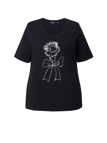 Ulla Popken Shirt in schwarz