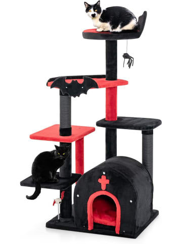 COSTWAY Kratzbaum in Schwarz