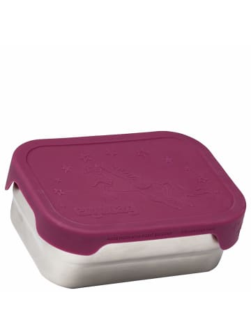 Ergobag Zubehör - Brotzeitbox Edelstahl 2tlg. 16 cm (Pferdestar) in Pferdestar