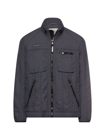 Camel Active Übergangsjacke mit Stehkragen in Dunkelblau