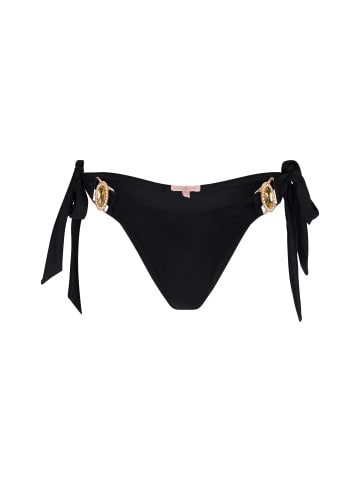 Moda Minx Bikini-Hose Amour Tie Side Brazilian in Black Gold