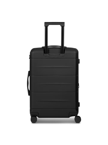 Police London 4 Rollen Kofferset 3-teilig mit Dehnfalte in deep black