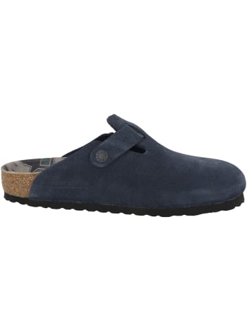 Birkenstock Clogs Boston Veloursleder normal in dunkelblau