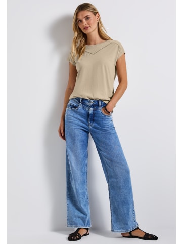 Street One 'Shirt mit Dekotape' Beige