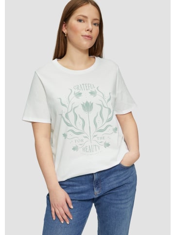 QS T-Shirt in 01D0_weiß