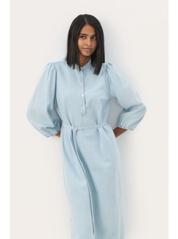 PART TWO Kleid NadijaPW Easy fit in Whiteish Blue Denim