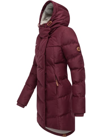 ragwear Wintermantel Pavla in Wine Red22