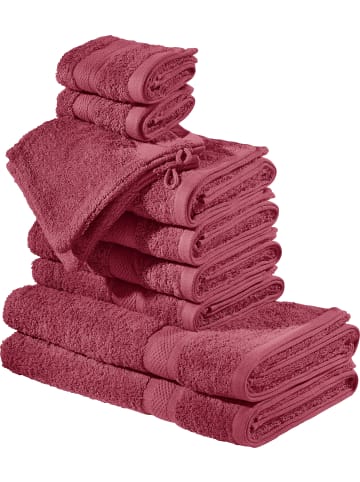REDBEST Frottier Frottier-Set 10-tlg. Chicago in weinrot
