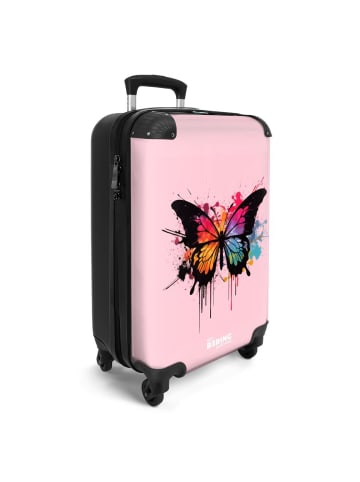 NoBoringSuitCases Suitcase, Handgepäck, Koffer, Reisekoffer Bunter Schmetterling