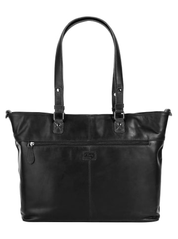 Cluty Shopper echt Leder in schwarz