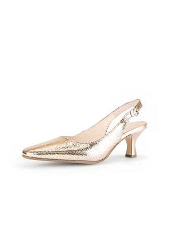 Gabor Fashion Slingpumps in gold