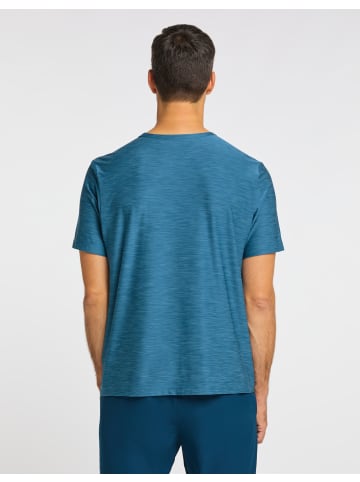 Joy Sportswear Rundhalsshirt VITUS in metallic blue melange