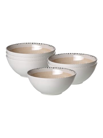 Ritzenhoff & Breker 6er Set Müslischalen Natura in Creme ø 16,5 cm