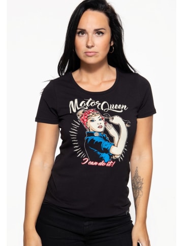 Queen Kerosin Shirt in Schwarz