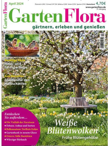 Hubert Burda Media 12 x GARTENFLORA Zeitschrift (Gutschein für Jahres Abo)