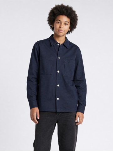 Petrol Industries Interlock-Overshirt Steelhaven in Blau