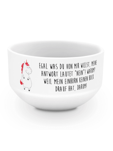 Mr. & Mrs. Panda schale Einhorn Wut mit Spruch in Weiß