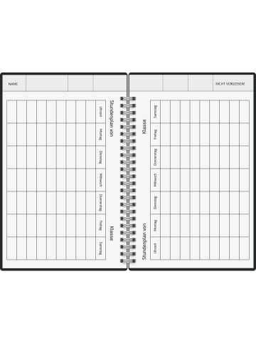 BRUNNEN Familienplaner A5 1 Woche/2 Seiten Hardcover-Einband Blossom 2026