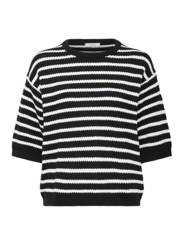 b. young BYMIKALA VAFFFEL JUMPER - loose fit in Black Mix
