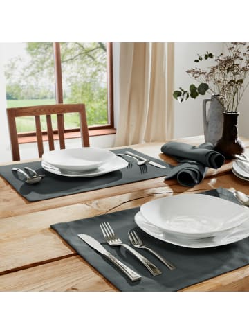 Erwin Müller Tischset 2er-Pack Madrid in anthrazit