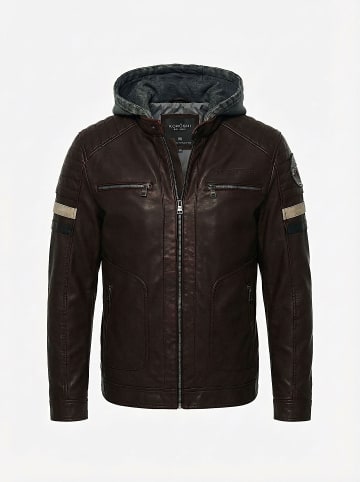 KOROSHI Kunstlederjacke in rot