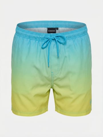 KOROSHI Herren surfer badeanzug in ganzkÃ¶rperdesign in gelb