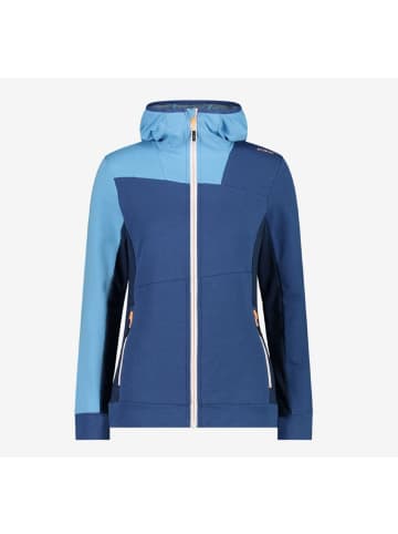 cmp Funktionsjacke WOMAN JACKET FIX HOOD in Blau