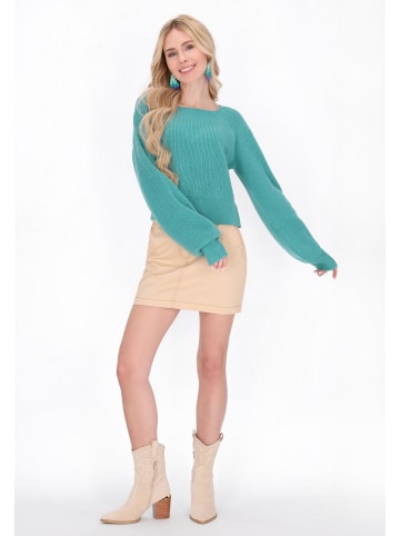 IZIA Sweater in turquoise