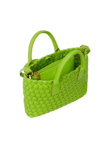 IZIA Women 2-In-1 Tote Bag Set in Neon Green