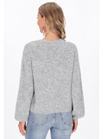 IZIA Sweater in light grey melange