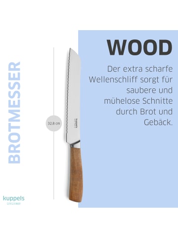 Kuppels Brotmesser WOOD in holz