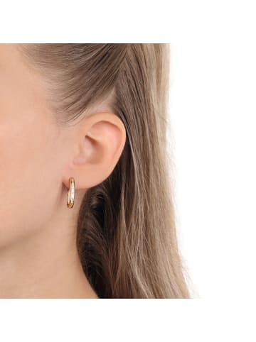 Noelani Creolen Silber 925, gelbvergoldet in Gold