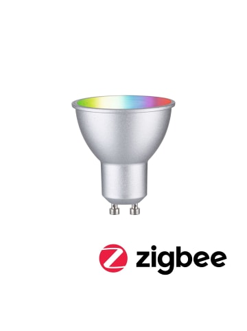 paulmann LED ZB RGBW Reflektor chrom matt GU10 350lm 2200K-6500K dim F