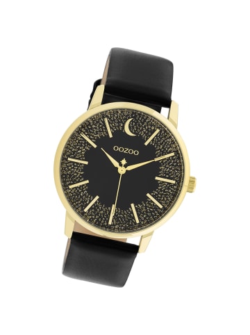 Oozoo Analog-Armbanduhr Oozoo Timepieces schwarz groß (ca. 40mm)