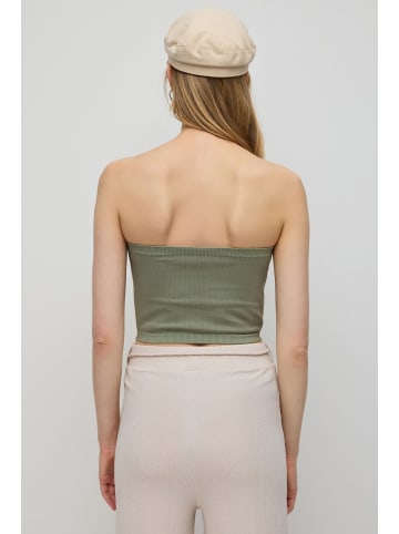 NO MATTER WHAT Crop Top in Khaki