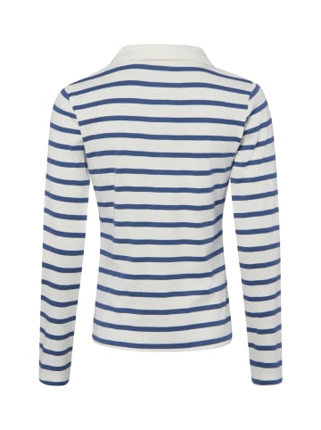 brookshire Langarmshirt in ecru blau