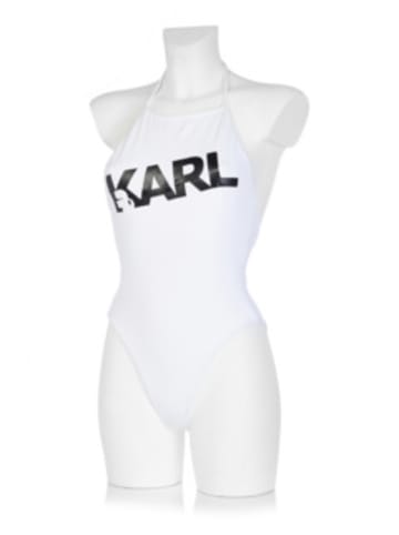 Lagerfeld Badeanzug für Damen in weiß in weiß