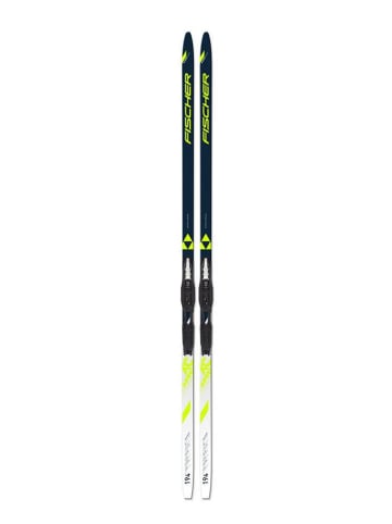 Fischer Langlauf Ski-Set in blau